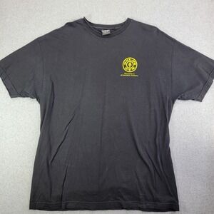 Gold's Gym Shirt Mens 2XL Black Real Heroes Real Fitness Graphic Tee Made In USA